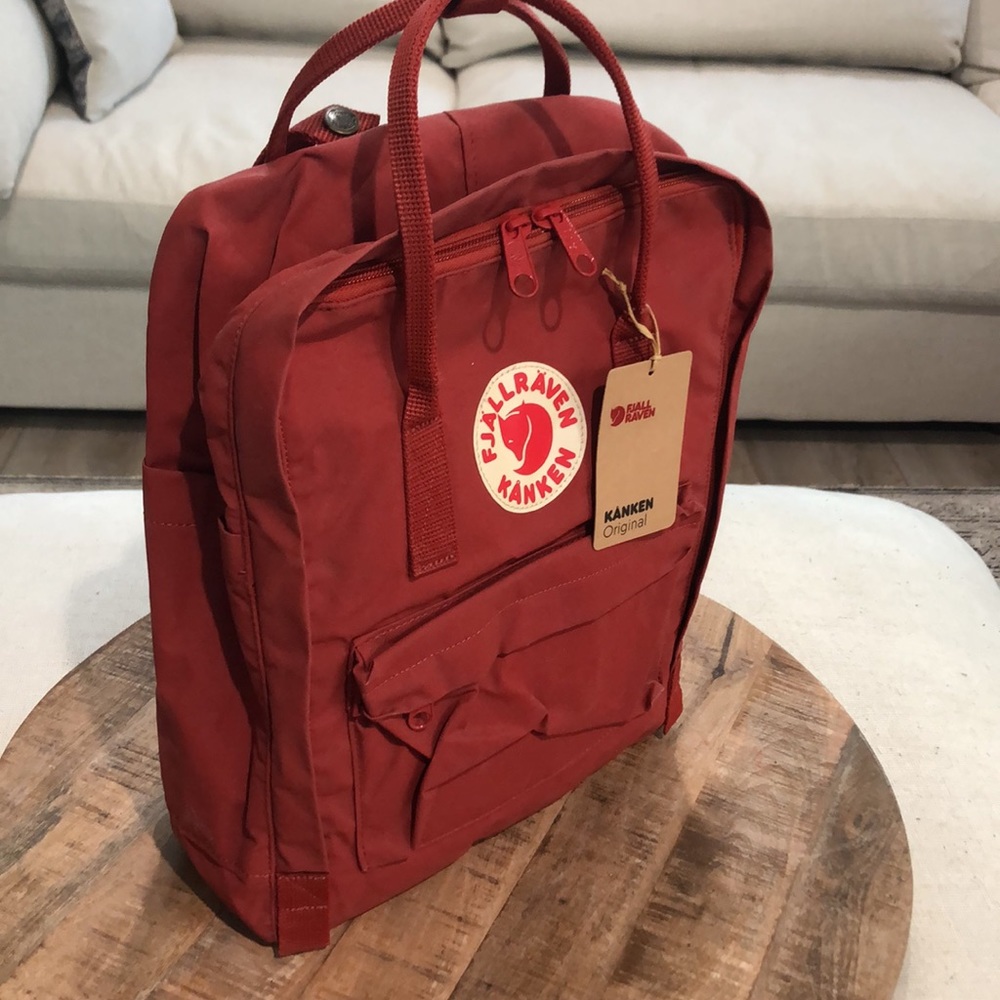 Fjallraven Kanken Deep Red Backpack - Picture 2 of 6